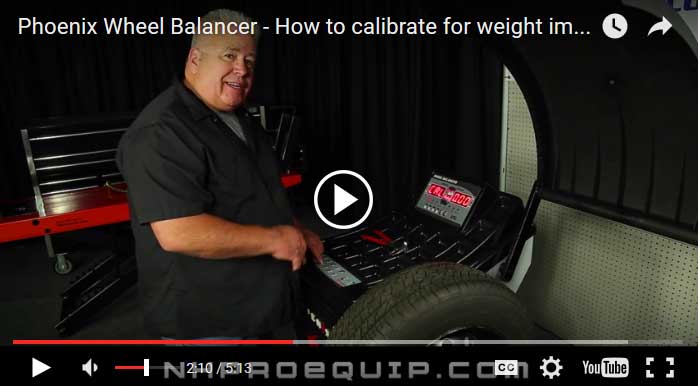 How to Calibrate for Weight Imbalance on Wheel Balancer