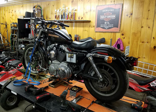 2001 Harley Sportster 603 Baggers Elevator 1100SEMAX Motorcycle Lift