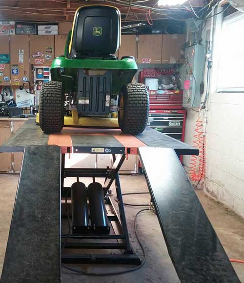 Lawnmower Tractor Lift Table Elevator 1800 John Deere