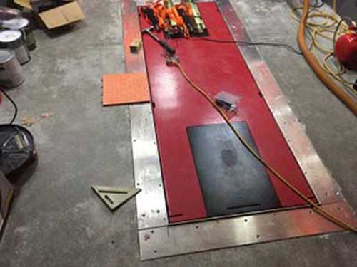 Recessed Elevator 1800 Motorcycle Lift Table