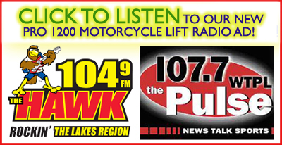 Listen to the New PRO 1200 Motorcycle Lift Radio Ad!