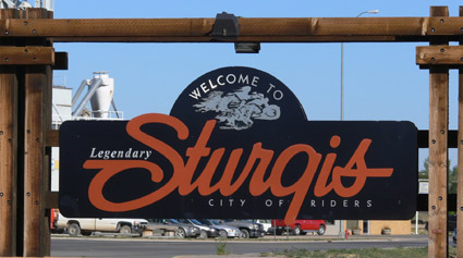 Sturgis Motorcycle Rally Sign
