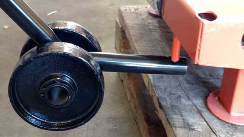 Connecting wheel dolly to PRO 1200 lift