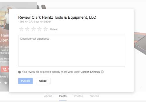 google+ leave nhproequip a review