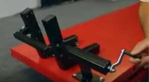 prep the lift set vise to proper width