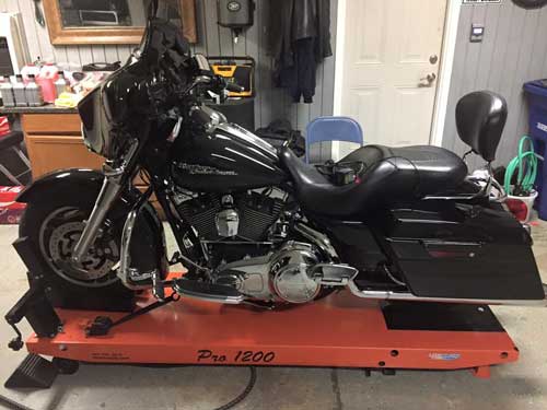 Harley Davidson PRO 1200 Motorcycle Lift Maintenance