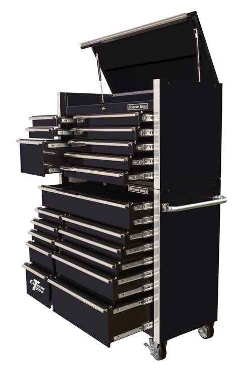 EXTREME TOOLS RX412519CHRC 41" TOP CHEST AND ROLLCAB TOOLBOX SET