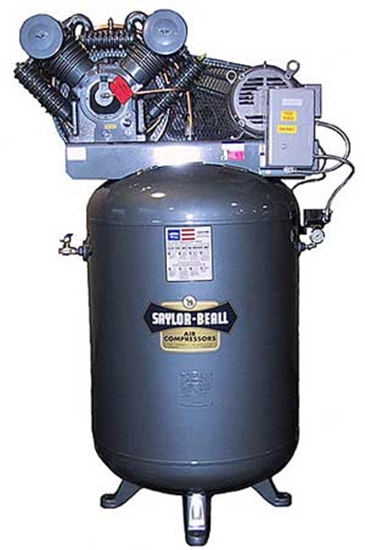 Picture of Tank Mounted Vertical Air Compressor Saylor-Beall VT-755-120