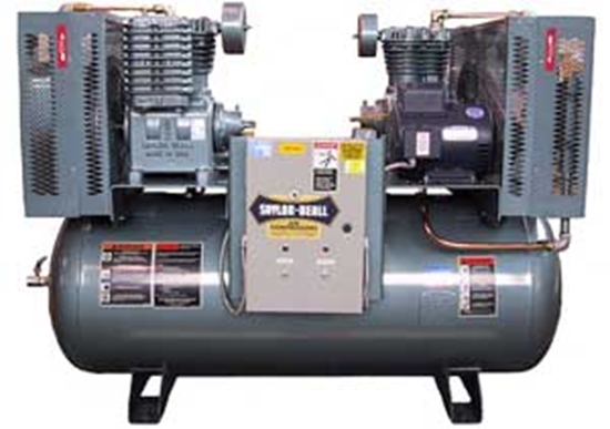 Picture of 3 HP 80 gal Duplex Air Compressor Saylor-Beall X-730-80