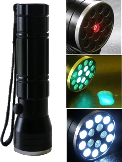 Picture of Combination Light: Red Laser, LED-UV & LED-White Smoke Wizard GLD043K