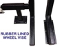 Rubber Lined Wheel Vise - PRO 1200 Lift