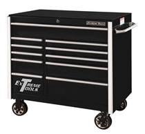 EXTREME TOOLS RX412511RC 41" 11 DRAWER BLACK TOOL CABINET