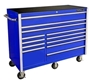 rollcabs.com CRX552512RC 55" 12 DRAWER BLUE ROLLING TOOL CABINET