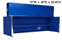 Blue Top Hutch 72" x 30"