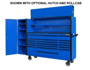 side locker shown with hutch and rollcab in blue