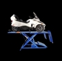 trike up on raised lift table