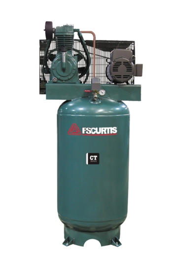 Picture of CT7.5 HP Two Stage Simplex Tank Mounted Electric Air Compressor FS Curtis