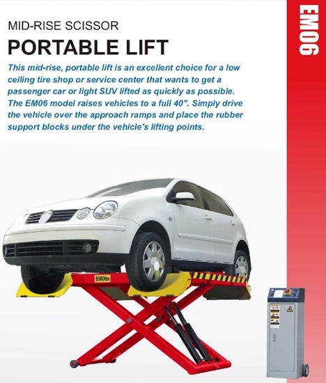 Portable midrise scissor lift