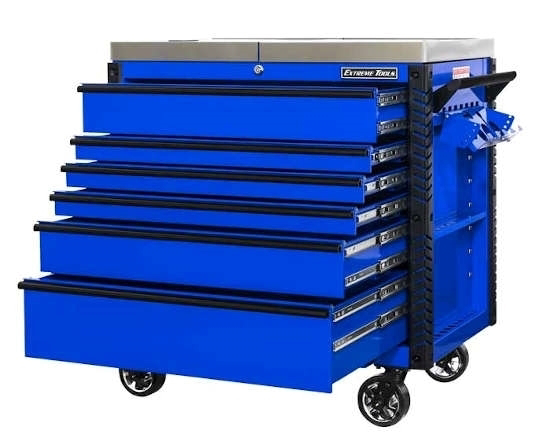 Picture of EX Professional Series 41” 6 Drawer Sliding Top Tool Cart  EX4106TCS Extreme Tools