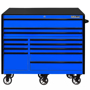 CRX5525 Blue with Black Trim Roller Cabinet