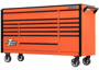 Orange rolling tool cabinet 72