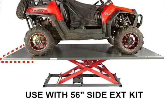 56" length extension for table lift UTV ATV