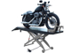Gray and Black Titan Motorcycle Lift