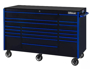 CRX7225 Black with Blue Trim Tool Cabinet