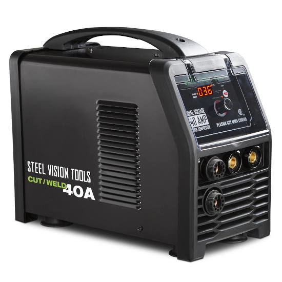 Picture of Dual Voltage 40A Cut/Weld Combo Welder/Plasma Cutter Steel Vision Tools