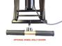 Motorcycle Lift Optional Wheel Dolly