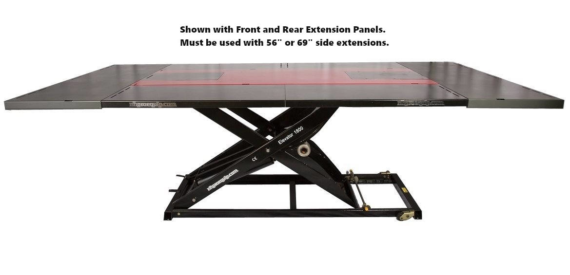Golf Cart Lift Table with Side Extensions