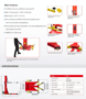 Picture of Portable Single Post Automotive / UTV Lift 7000lb SML-7 Amgo Hydraulics