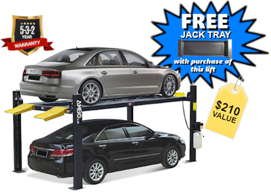 Free Jack Tray with 4 Post Storage Lift Car Parking Lift