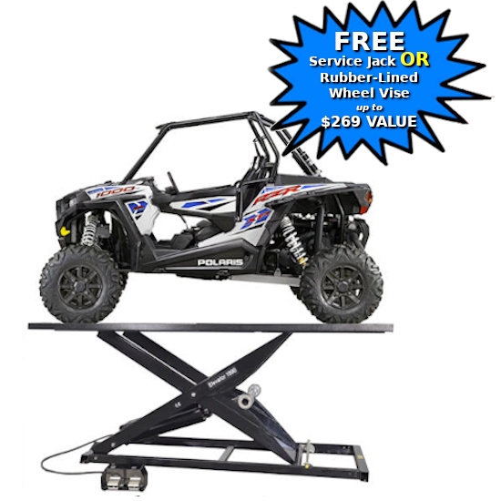 Elevator 1800U ATV Lift Table FREE Vise OR Jack