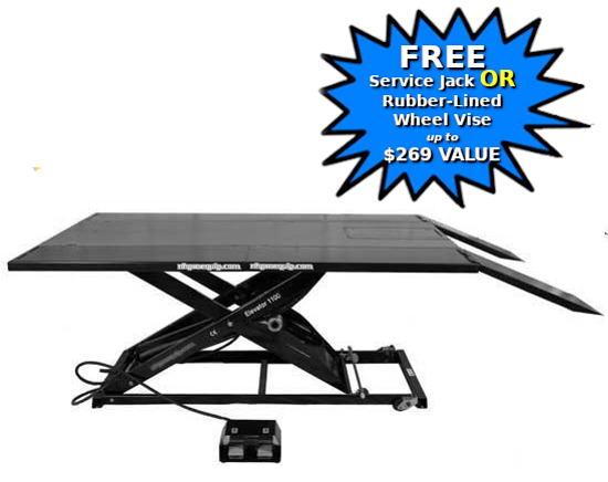 Snowmobile Lift SALE - Free Vise or Jack