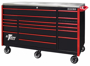 black with red trim tool box EX7217RCQ