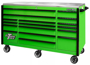 EX7217RC Green with Black Trim Rolling Tool Cabinet