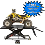 1100lb capacity ATV lift Free vise or service jack with purchase