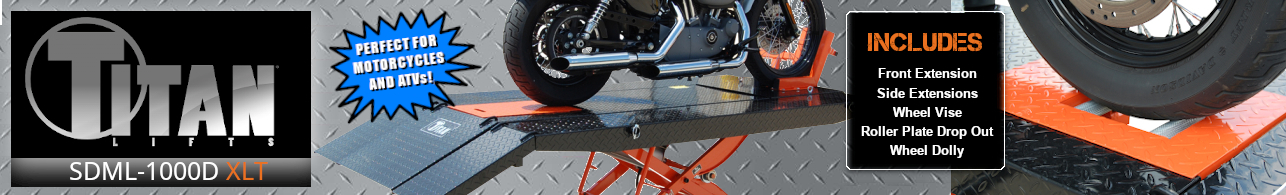 Titan Motorcycle ATV Lift SDML-1000D XLT Sale