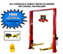 Picture of 2 Post Heavy Duty Lift 18000lb OH-18 Amgo Hydraulics