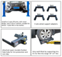 Picture of 20807 Adjustable Wheel Support Adapters (4 Pack) Amgo Hydraulics