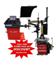 Picture of Swing Arm Assist Arm Tire Changer and Wheel Balancer Combo Black Diamond TC1326AA / WB1030