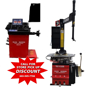 Picture of Swing Arm Tire Changer and Wheel Balancer Combo Black Diamond TC1326 / WB1030