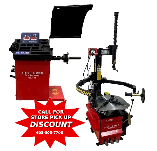 Picture of Tire Changer Wheel Balancer Set TC1026AA /WB1030 Black Diamond