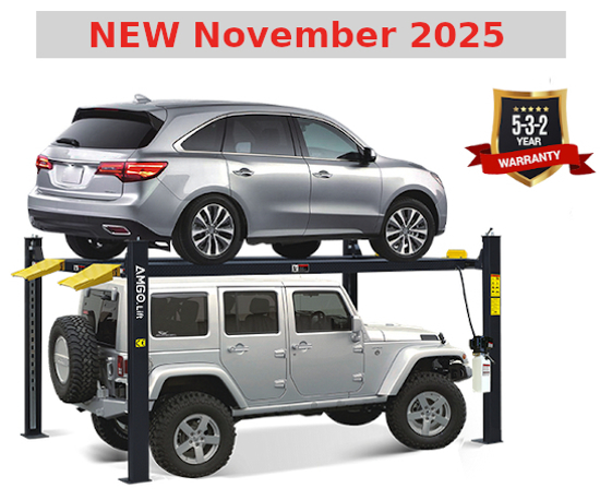 Picture of Storage Parking Lift 9000lb 409-HPX 4 Post Amgo Hydraulics