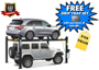 Truck Storage Lift Free Drip Tray Set 4 post lift