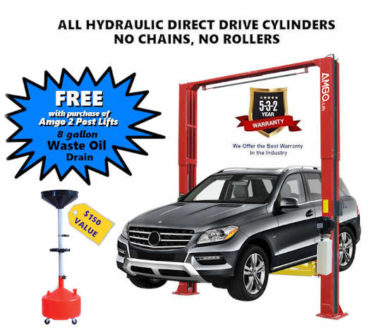 oh-15 free oil drain with truck lift purchase