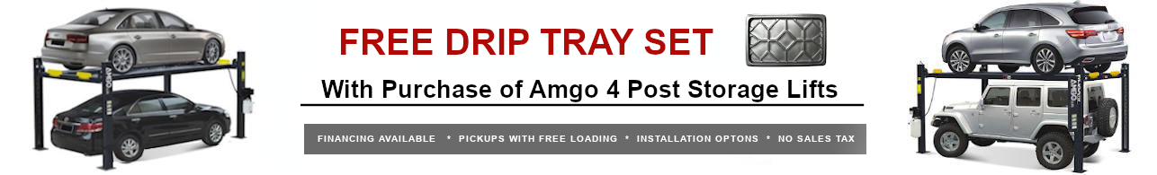 Free Drip Tray Set with 4 Post Storage Lifts NH