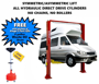 10K capcity 2 Post Lift Free Oil Drain with Purchase