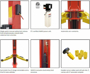 Picture of 2 Post Lift Base Plate Lift 9000lb BP-9X Amgo Hydraulics